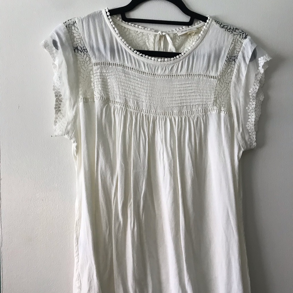 White lace blouse